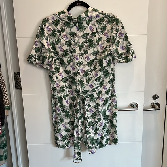 Maje Izer printed short zip-up jumpsuit - size 36 - Picture 4 of 4